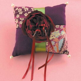 【P10倍★12/15限定】現品限り パッケージ難あり ウエディングキット 手作りキット 和モダン リングピロー (桜) 69-002(LAS) 結婚式 ウエディング 指輪 ブライダル クロバー ハンドメイド Clover