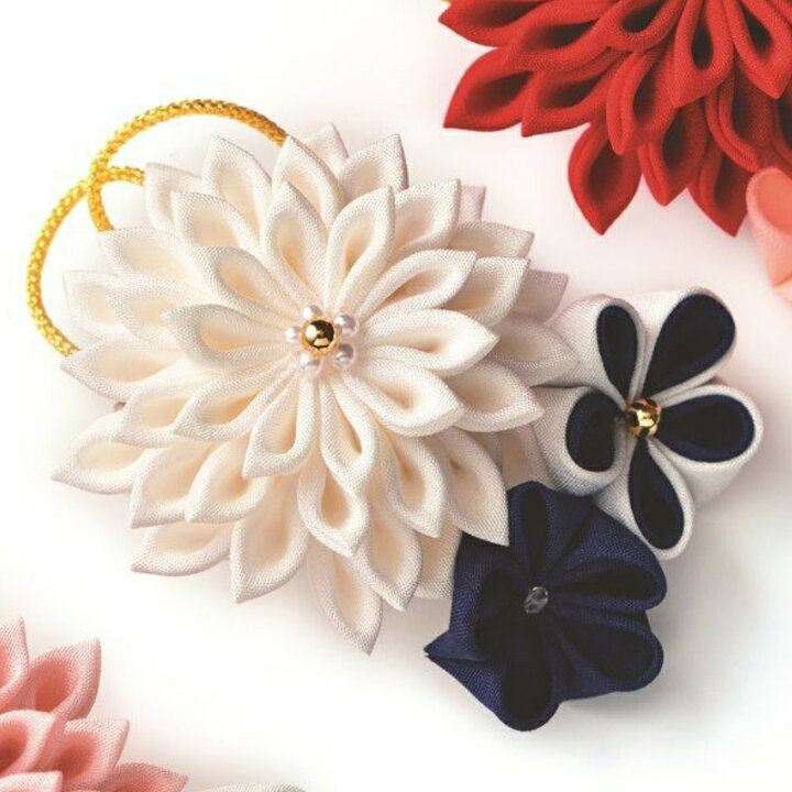 楽天市場 つまみ細工キット 手作りキット 煌めきのブローチ 白 Lh 453 Panami 京都 正絹 七五三 成人式 つまみ細工 つまみ キット 手芸 材料 髪飾り 手芸キット 和小物 和雑貨 手芸のハグルマ