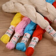 【P5倍★お買い物マラソン期間限定】ダルマ しつけ糸 しつけ綛 40/3 (40g) 900m (18g) 420m 綿100% 生成 …