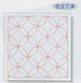 【P5倍★お買い物マラソン期間限定】刺し子 キット 花ふきん 刺し子 266 (白) 花ふきんキット 手作りキット 手芸キット ハンドメイド オリムパス