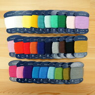 【P10倍★9/15限定】ダルマ 刺し子糸 細 20/4 (単色) 40m カード巻 綿 cotton 刺し子 横田 DARUMA さしこ…