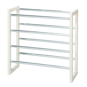 シューズラック スリム 伸縮式 4段 靴箱 下駄箱 靴棚 靴箱 靴 収納 シューズボックス 下足箱 省 スペース 靴 ラック 組立 コンパクト 4段 幅54.5〜93.5cm 高57cm 伸縮 玄関収納 シューズ収納 玄関家