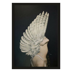 LIFEHACK/wom39 �傫�Ȕ����H�����Ԃ��������̉����`���� �_�[�N�Ȕw�i�� �|�[�g���[�g �A�[�g�|�X�^�[ A3 A4 �A�[�g�v�����g �A�[�g�|�X�^�[ ���m�N�� ���m�g�[�� �^�C���b�V�� �t�@�b�V���� 