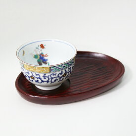 銘々皿 茶托 コーヒー皿 おもてなし盆 手彫り 赤 1枚 単品 木製 漆器 菓子皿 和菓子 取分け皿 小皿