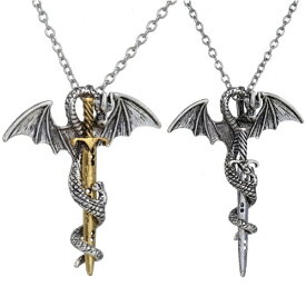 楽天市場 ドラゴン ネックレス ペンダント メンズジュエリー アクセサリー ジュエリー アクセサリーの通販