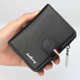 二つ折り財布 メンズ 財布 二つ折り 小銭入れ コンパクト財布 大容量 コインケース カードケース カード収納財布 全3色 bag097