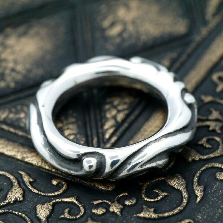 楽天市場 スクロールバンドリング 指輪 シルバー925 メンズ レディース Ch006 シルバーアクセサリー Zero 1