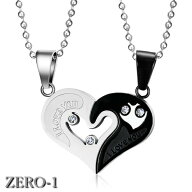ネックレス ペア ステンレス カップル ペアネックレス ステンレスネックレス ハート シルバーネックレス …