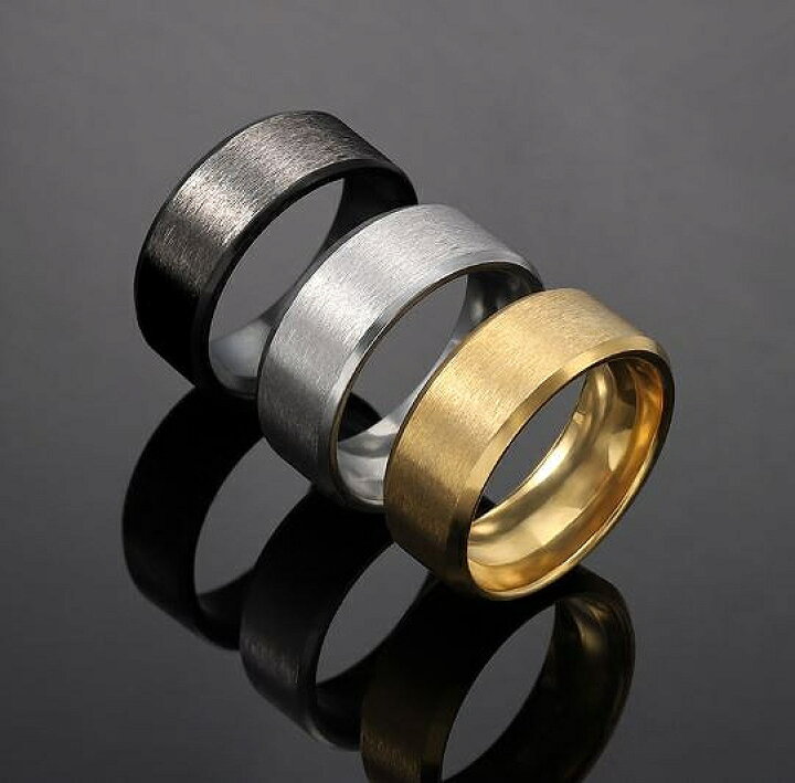 楽天市場】ステンレスリング 太め リング メンズ シルバー リング 指輪  