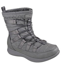 アウトレットSKECHERSスケッチャーズ49806レディース靴ブーツウィンターブーツ防寒ブーツ防水ネイビーチャコール靴