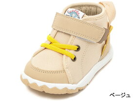 【送料無料(北海道、沖縄除く)】 イフミー 20-4808 IFME ベビースニーカー ベビーシューズ ファーストシューズ 運動靴 恐竜ちゃん ミッドカット 面ファスナー 洗えるインソール 洗える中敷き 通園 幼稚園 保育園 履きやすい 歩きやすい 赤ちゃん 子供 靴 グリーン ベージュ