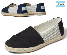 【送料無料(沖縄、離島除く)】 トムス TOMS アルパルガータ ロープ エスパドリーユ フラットシューズ レディース 婦人 10016264 10016268 靴 ブラック ネイビー