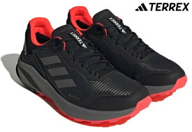 【送料無料】 アディダス adidas TERREX TRAILRIDER GTX メンズスニーカー トレッキングシューズ トレイルランニング ゴアテックス 防水 山道 山登り 山歩き アウトドア 紳士 HQ1233 靴 コアブラック/グレーF/Sレッド