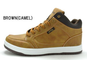 【送料無料(北海道、沖縄除く)】 ラーキンス L-6476 LARKINS メンズスニーカー 防水スニーカー ハイカットスニーカー スノトレ 紐靴 雨の日 雪の日 晴雨兼用 洗える中敷き 洗えるインソール 滑