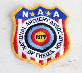 ビンテージ NAA NATIONAL ARCHERY ASSOCIATION OF THE U.S. 1879 パッチ【中古】