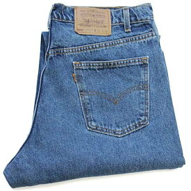 90s USA製 Levi'sリーバイス 550 デニムパンツ w38 L32★177【中古】