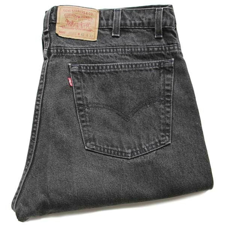 楽天市場】90s USA製 Levi'sリーバイス 505 ブラック デニムパンツ w42 L32☆53【メンズ】【ストレート】【ジーンズ】【501】【黒】【後染め】【コットン】【オーバーサイズ】【ビッグサイズ】【アメリカ】【古着】【中古】 : Used Clothing Sixpacjoe