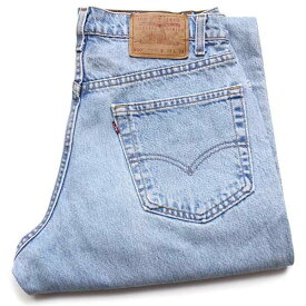 90s USA製 Levi'sリーバイス 550 デニムパンツ w33 L34★SDP630【中古】