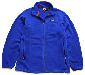 00s USA製 patagoniaパタゴニア R3 ラディアント POLARTEC フリースジャケット 青 W-L【中古】