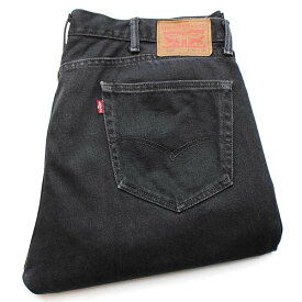 メキシコ製 Levi'sリーバイス 505 ブラック デニムパンツ w40★SDP1661【中古】