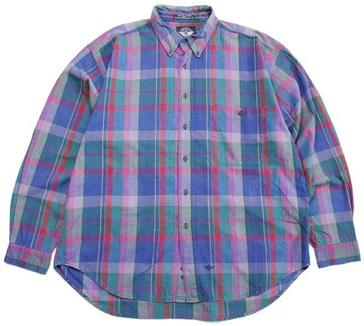Levi's - 90s ドッカーズ リーバイス チェック ボタンダウン 半袖 シャツ メンズ L / 古着 90年代 オールド LEVIS  DOCKERS コットン BD マルチカラーの通販 by 古着 ヴィンテージ ショップ ロングハイズ's shop｜リーバイスならラクマ DOCKERS 90s マドラスチェックSH パープル M
