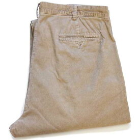 00s ポロ ラルフローレン HAMMOND PANT ツータック コットン コーデュロイパンツ ベージュ w38 L30★09 【中古】