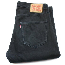 Levi'sリーバイス 501 ブラック デニムパンツ w34 L32★SDP2443【中古】