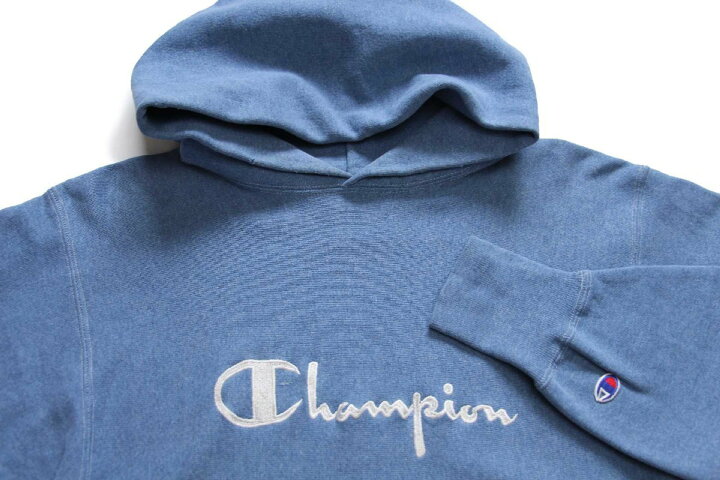 楽天市場】90s USA製 Championチャンピオン スクリプト ビッグロゴ刺繍  