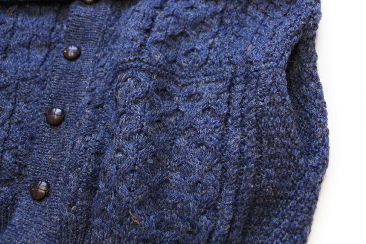 楽天市場】アイルランド製 Country Club ケーブル編み ネップ入り  