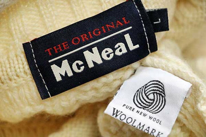 楽天市場】McNEAL ロールネック ケーブル編み ウールニット セーター  