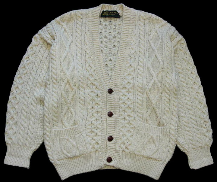 楽天市場】アイルランド製 COUNTRY knitwear ケーブル編み ウール 