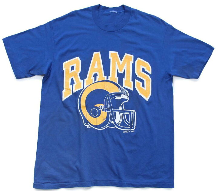 楽天市場】80s LOGO7 NFL Los Angeles RAMS アメフト ひび割れプリント 