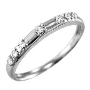 リング ブライダル リング レディース メンズ 4月誕生石 天然ダイヤモンド ゴールドk10 約0.07ct (ホワイト イエロー ピンク)