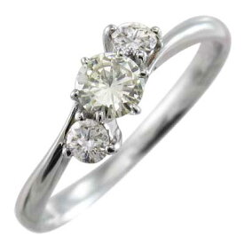 リング オーダーメイド 結婚指輪 にも レディース 4月誕生石 天然ダイヤモンド 10kゴールド 約0.30ct (ホワイト イエロー ピンク)