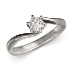 オーダーメイド 婚約 指輪 レディース 4月誕生石 天然ダイヤモンド 18金ゴールド 約0.31ct (ホワイト イエロー ピンク)