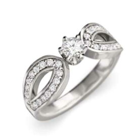 リング オーダーメイド 結婚指輪 にも レディース 4月誕生石 天然ダイヤモンド プラチナ900