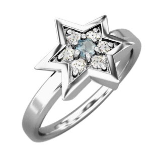 Pt900 2�� �w�� �X�^�[ �V�R�_�C�������h �A���W�X�g �Z䊐� (�K�[�l�b�g �A���W�X�g �A�N�A�}���� �u���b�N�_�C�������h �G�������h ���r�[ �y���h�b�g �T�t�@�C�A �s���N�T�t�@�C�A �s���N
