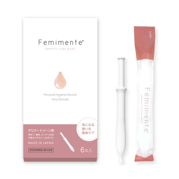 楽天市場】【定形外送料無料】日本製 膣洗浄器 フェミメンテ(R) 6本入 : smile通信