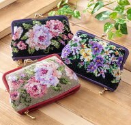 日本製 シェニール織 がま口財布 小銭入れ コインケース がまぐち財布 レディース おしゃれ かわいい