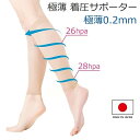 極薄 着圧サポーター ベージュ 1足組（2枚入） ふくらはぎ着圧サポーター 着圧ソックス むくみ解消 ふくらはぎサポー…
