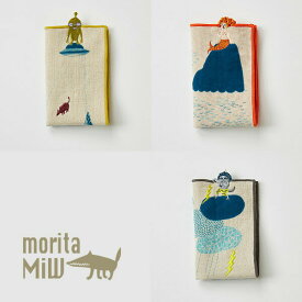 MiW style ポケットハンカチ 小さなハンカチ レディース ギフト ハンカチ タオルサイズ カミナリチャン ニンギョ ウチュウジン 大人 カワイイ ナチュラル 森田MiW 送別会 定年退職 誕生日 プレゼント バレンタイン 歓送迎会 喜ばれる贈り物