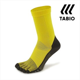 タビオ FOOTBALL 五本指クルー イエロー