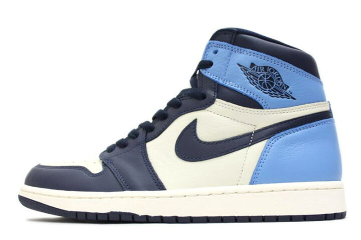 楽天市場】【送料無料】NIKE AIR JORDAN 1 RETRO HIGH OG OBSIDIAN UNC 