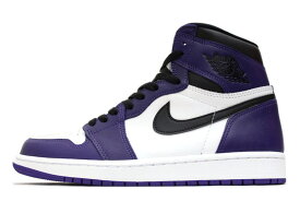 【送料無料】NIKE　AIR JORDAN 1 RETRO HIGH OG　COURT PURPLE 2020　555088-500　ナイキ エアジョーダン 1 レトロ ハイ コートパープル 2020【未使用品】【中古】