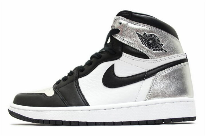 楽天市場】【送料無料】NIKE WMNS AIR JORDAN 1 RETRO HIGH OG SILVER 