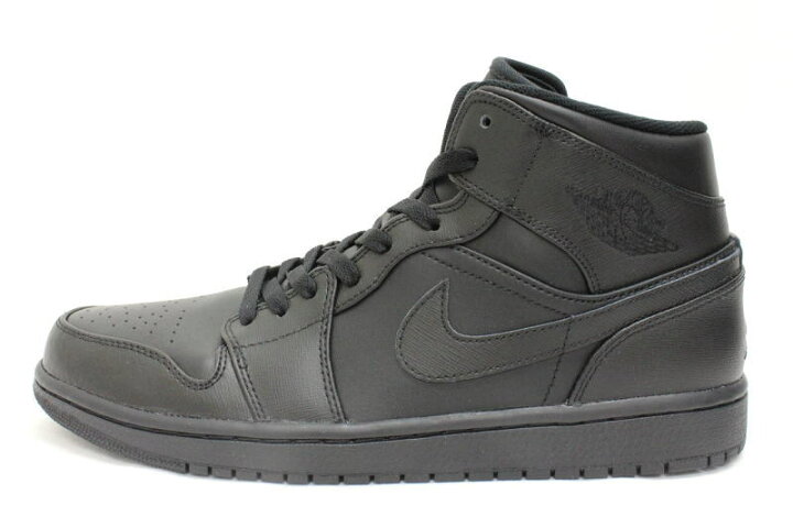 楽天市場】【送料無料】NIKE AIR JORDAN 1 MID 黒×黒 554724-010 