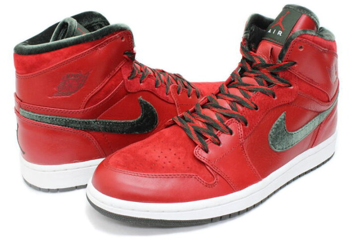 楽天市場 送料無料 Nike Air Jordan 1 Retro Hi Premier 赤 スウェード ベロア 631 ナイキ エア ジョーダン 1 レトロ ハイ プレミア 未使用品 中古 Sole Addict