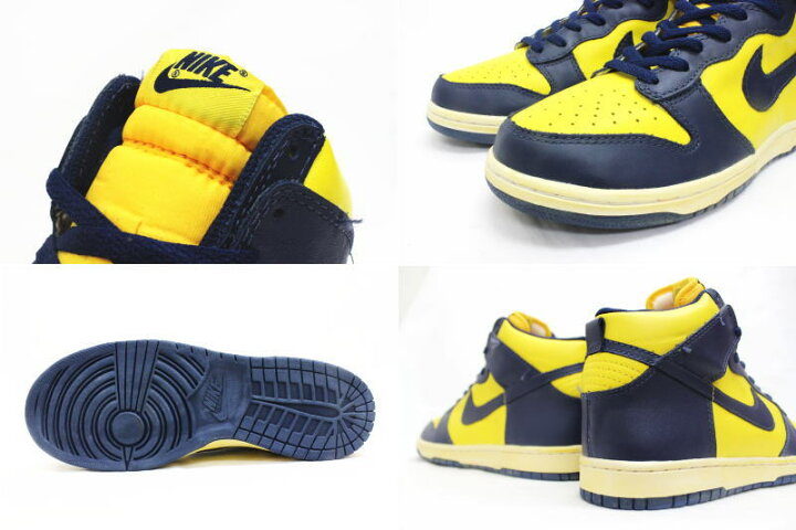 楽天市場】【送料無料】NIKE DUNK HIGH VNTG QK 紺×黄 318544-741 