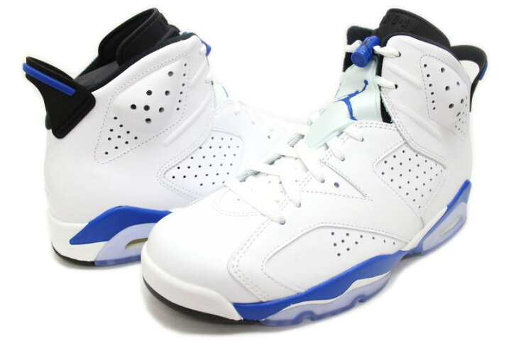 楽天市場】【送料無料】NIKE AIR JORDAN 6 RETRO SPORT BLUE 384664 