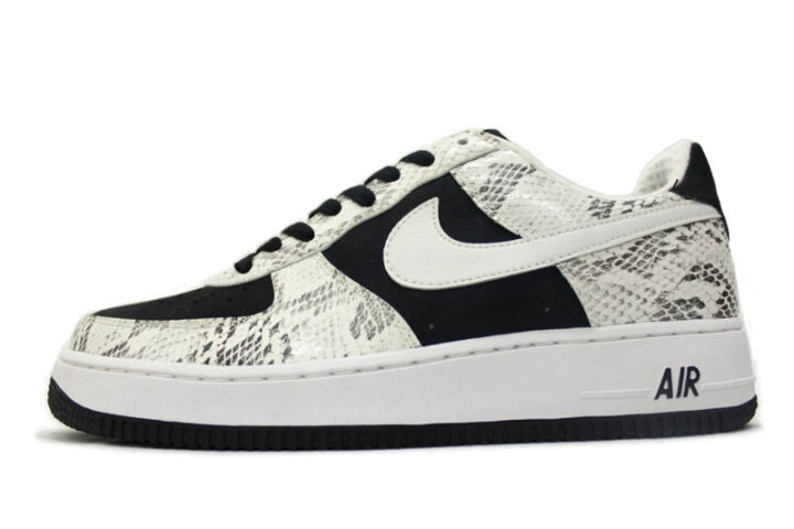 楽天市場】【送料無料】NIKE AIR FORCE 1 PREMIUM 白黒蛇 312945-011  